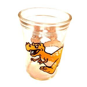 Welch's Jelly Glass Tyrannosaurus Rex Vintage Good